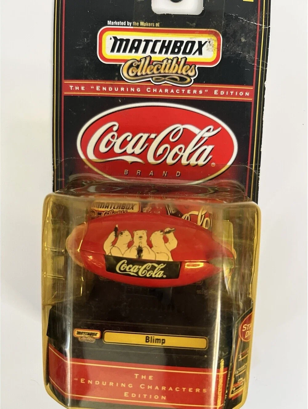 Vintage 1999 Matchbox Collectibles The Enduring Characters Edition Blimp Red